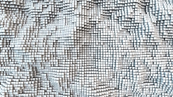Белая 3D мозаика (Каталог номер: 25066)