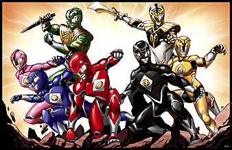 Могучие рейнджеры (Power Rangers). (Код изображения: 10189)