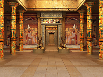 Гробницы фараона. (Код изображения: 16028)