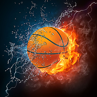 Баскетбольный Мяч. (Код изображения: 21049)