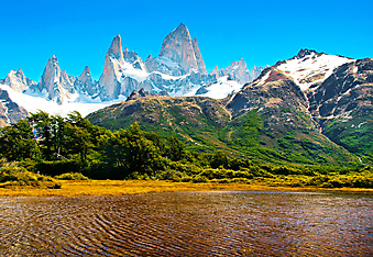 Красивый пейзаж, Аргентина. (Код изображения: 03034)