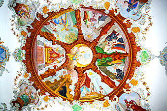 Фреска церкви Святого Духа. Германия. (Код изображения: 12030)