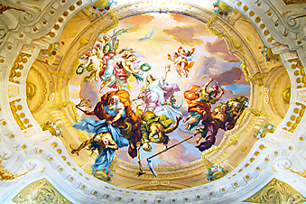 Фрески Аббатства Мельке. (Код изображения: 12032)