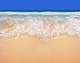 Солнечный пляж. (Код изображения: 05068)