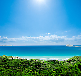 Великолепный пляж. (Код изображения: 05075)