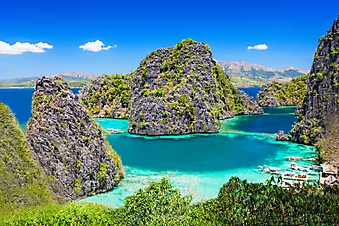 Лагуна с островами, Филиппины (Каталог номер: 05172)